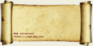 Jasmina Ćatić vizit kartica